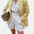 Ancient World | Women's Belted Blazer Loose Fit
